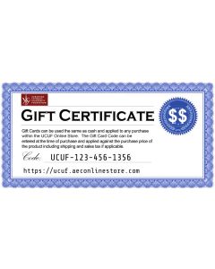 UCUF Gift Cards - Fixed