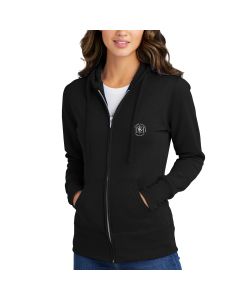 Port & Company - Ladies Core Fleece Full-Zip Hooded Sweatshirt